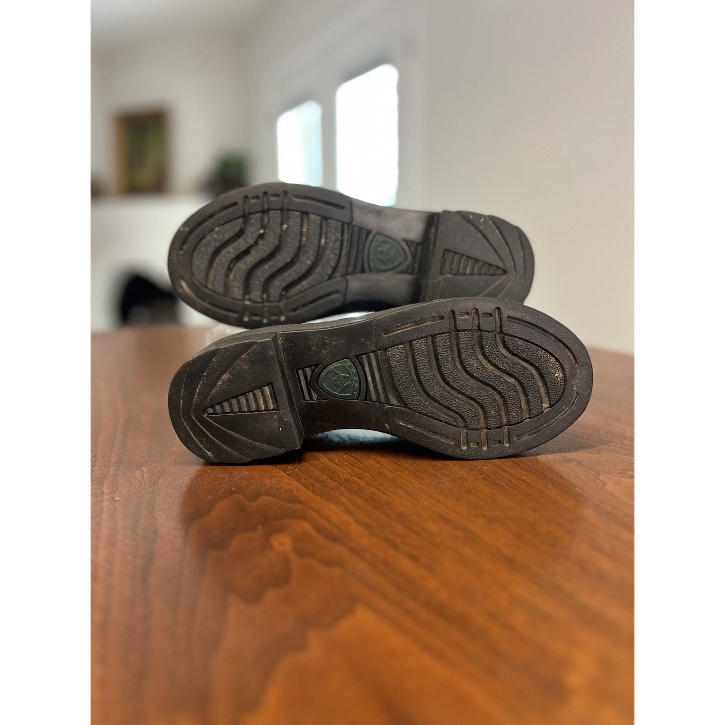 Vintage Ariat Black Rubber Paddock Slip-on Clogs / Mules Women’s Size 6.5