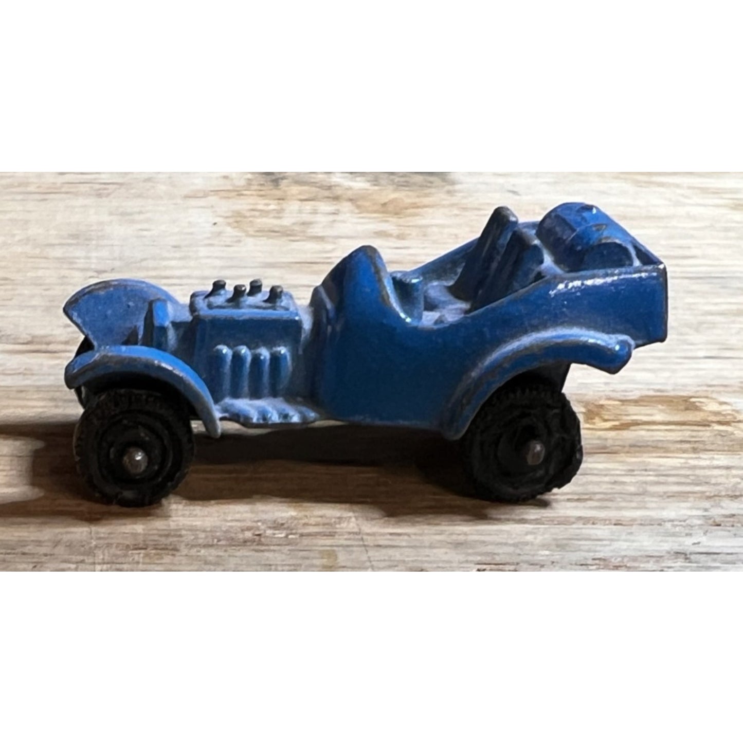VINTAGE Tootsie Toy DIECAST Baby Blue Roadster HOT ROD USA E8 952C - 1970's