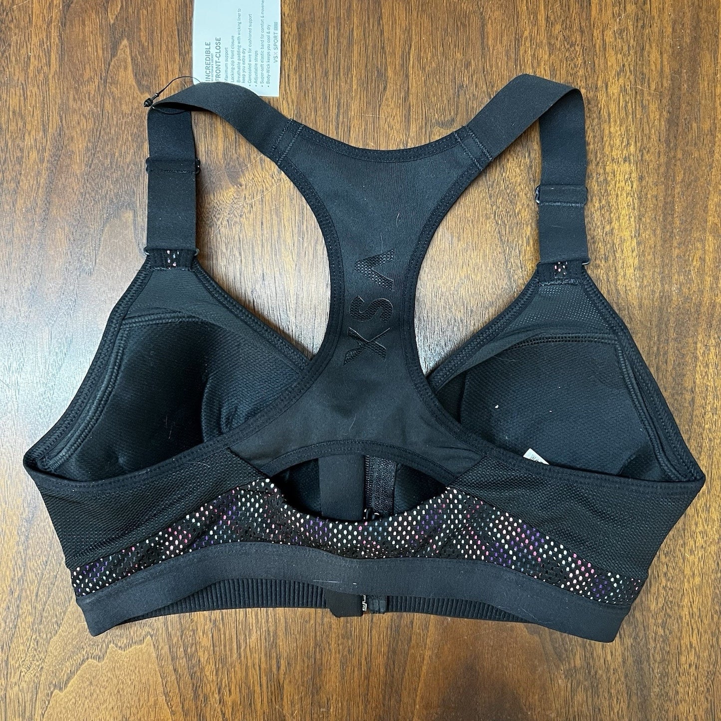 NWT Victoria’s Secret VSX Sport 34B Incredible Front Close Sport Bra Max Support