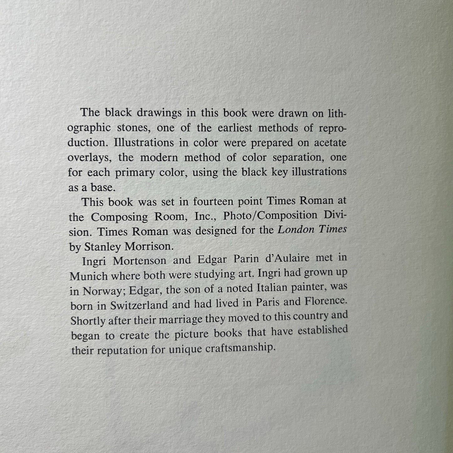 RARE Signed D'aulaires' Trolls 1972 First Limited Edition Hardcover in Slipcase