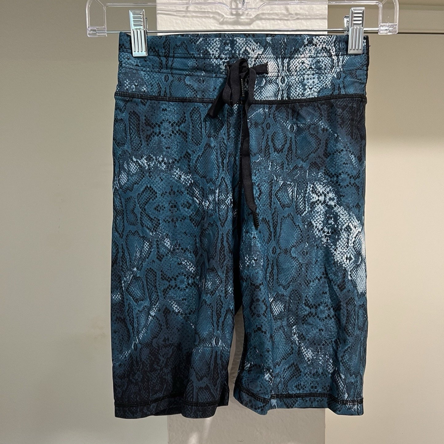 Upside High Rise XS 6” Spin Shorts Cycling Biker Compression Drawstring Snake
