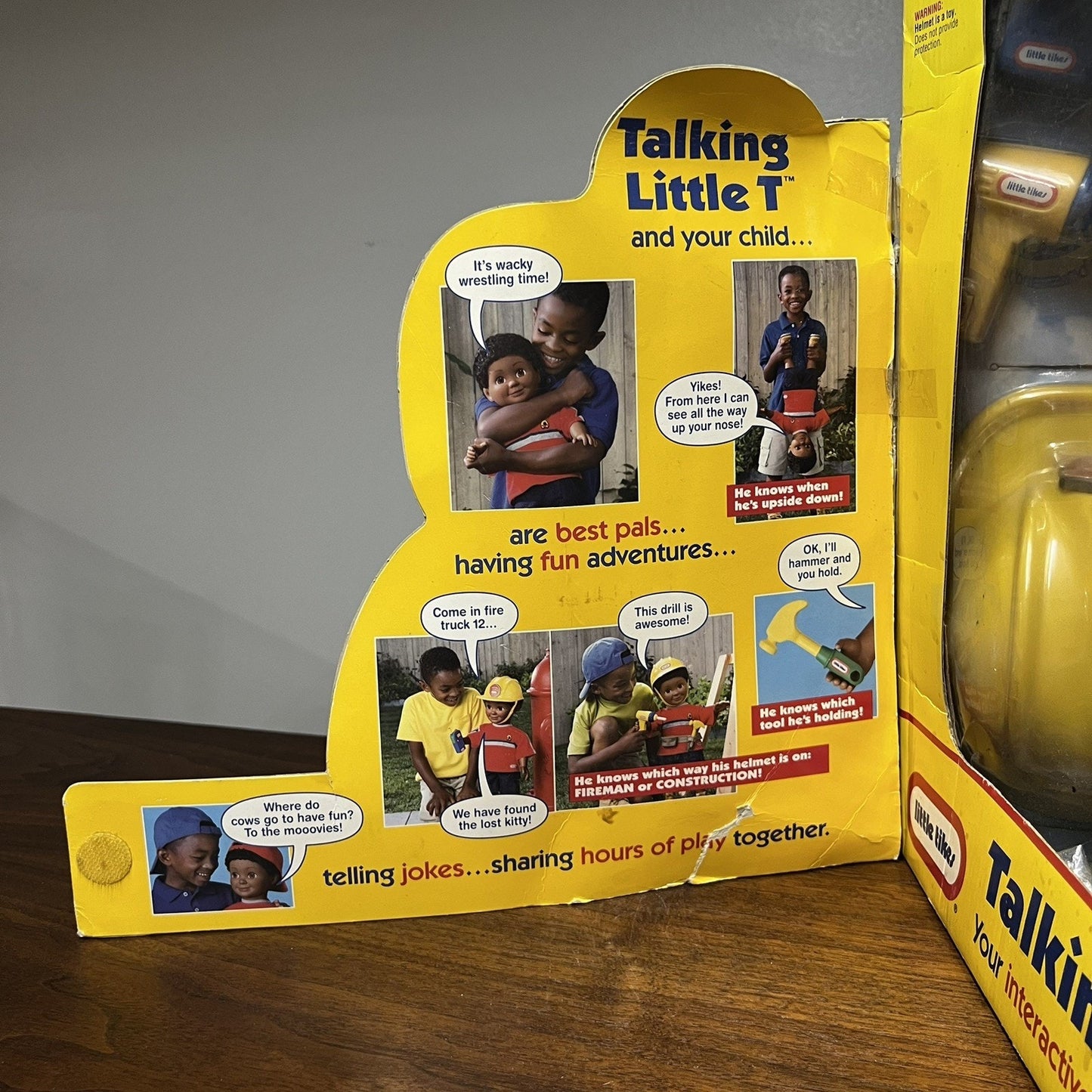 NIB Little Tikes Talking T Interactive Playpal Black Brown Boy Doll Playmates