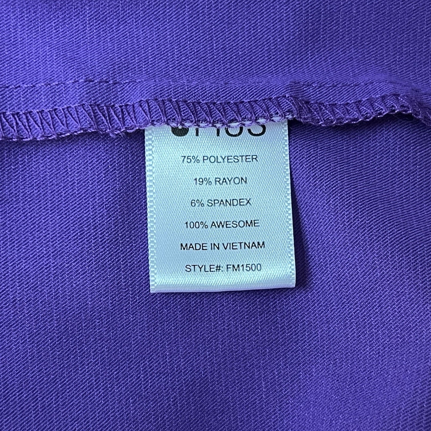 Figs XL Leon Three Pocket Men’s Scrub Top Ultra Violet Purple FM1500 PO 1651