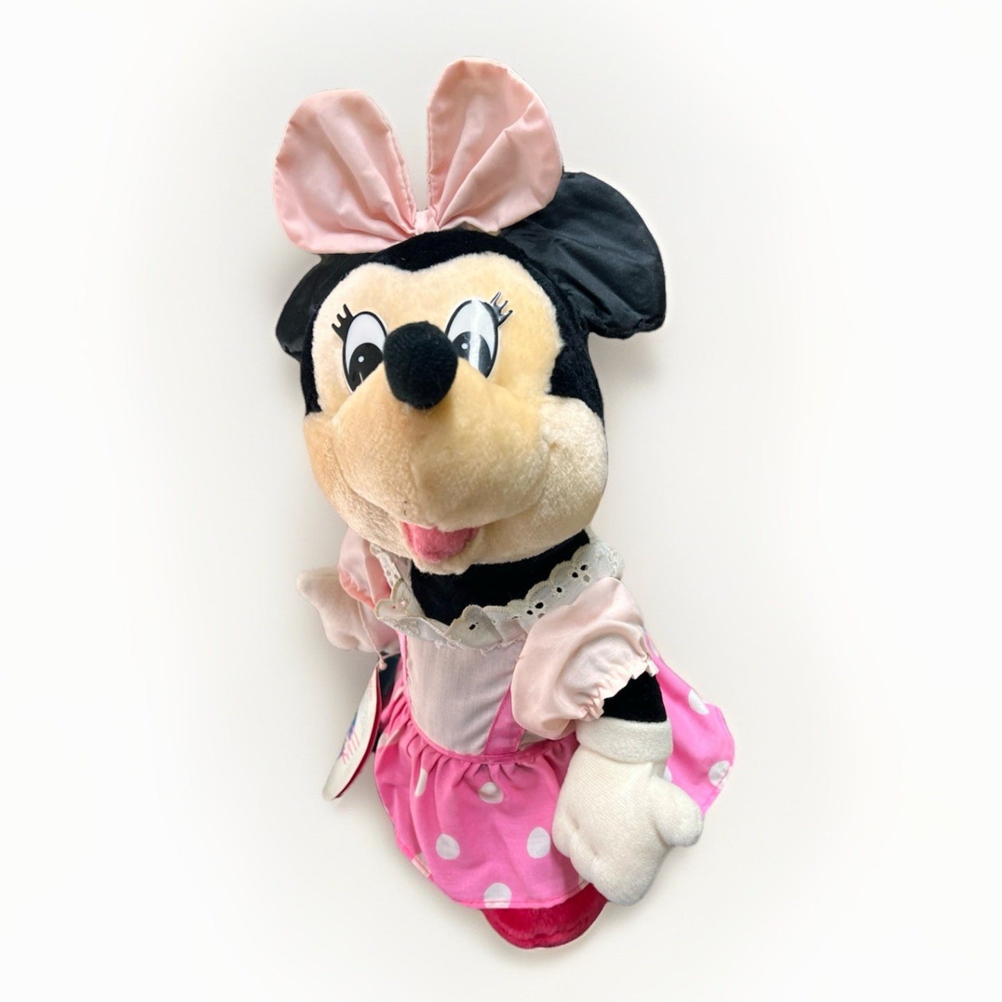 Vintage 1987 Disney Minnie Mouse plush toy the "Little Boppers" Worlds Of Wonder