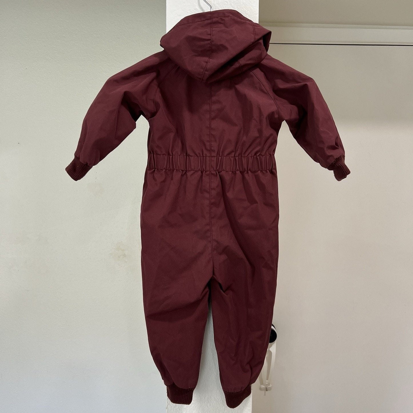 Mini Rodini Pico Baby Overall 9 M-1.5 Yr One Piece Winter Canvas Hood Unisex