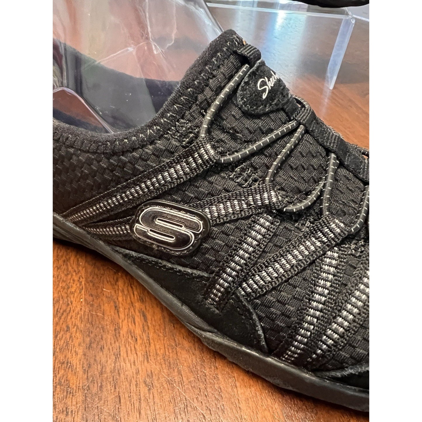 Skechers Flex Appeal 3.0 Sneakers Black Slip-on Mesh Breathable Women’s Size 8