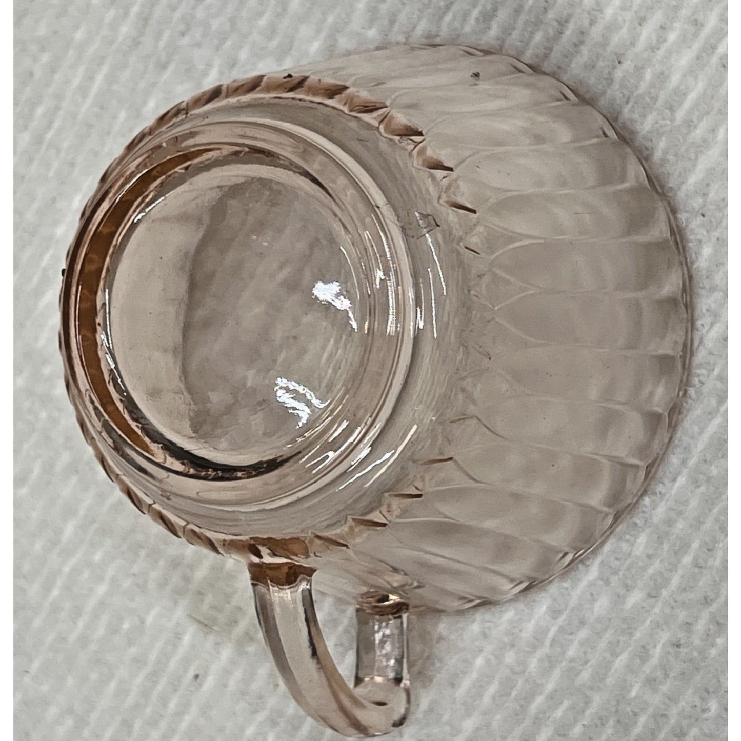 Vtg 1930's Macbeth Evans Pink Petalware Depression Glass 16pc 4 Place Setting