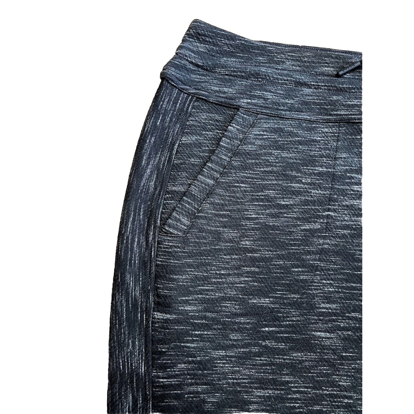 prAna XL Sunrise Skirt Casual Black Knee Length Pockets Drawstring Gorpcore
