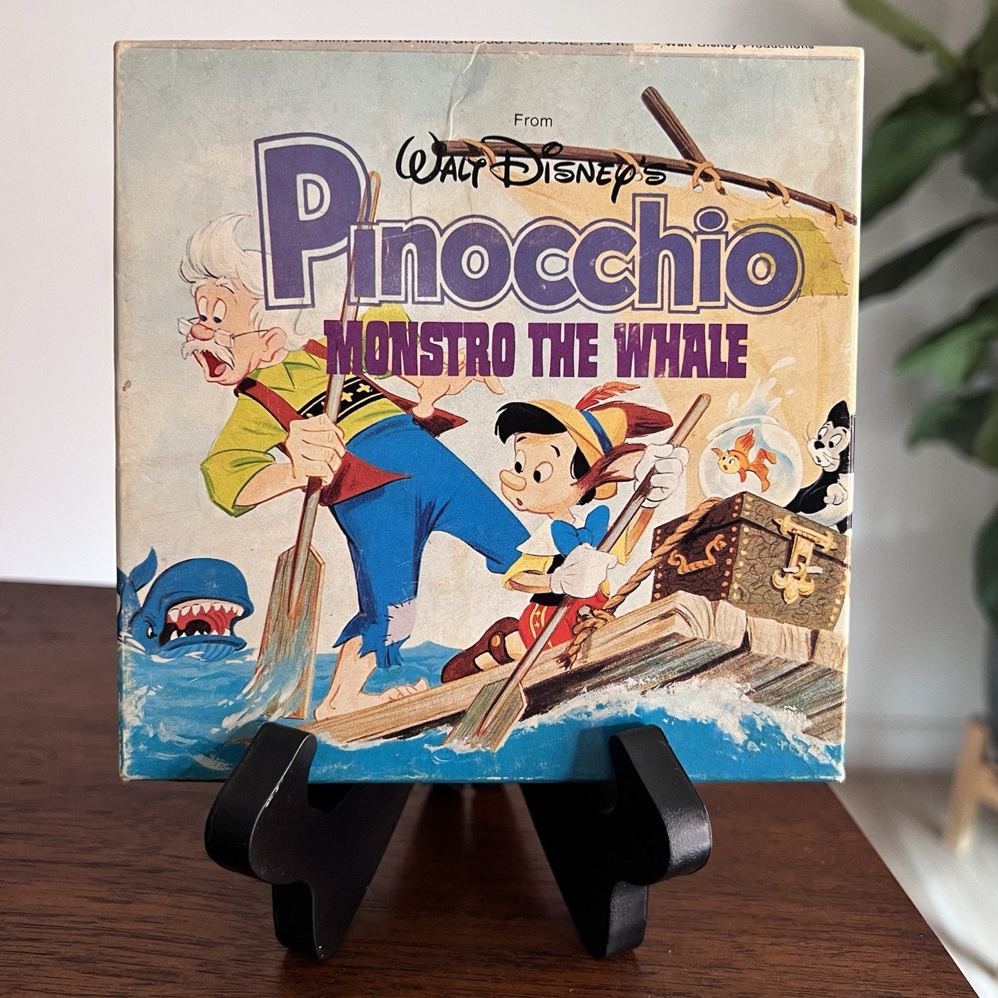 1940 Vintage Disney Super 8 Home Movie Film-Pinocchio Monstro The Whale Reel
