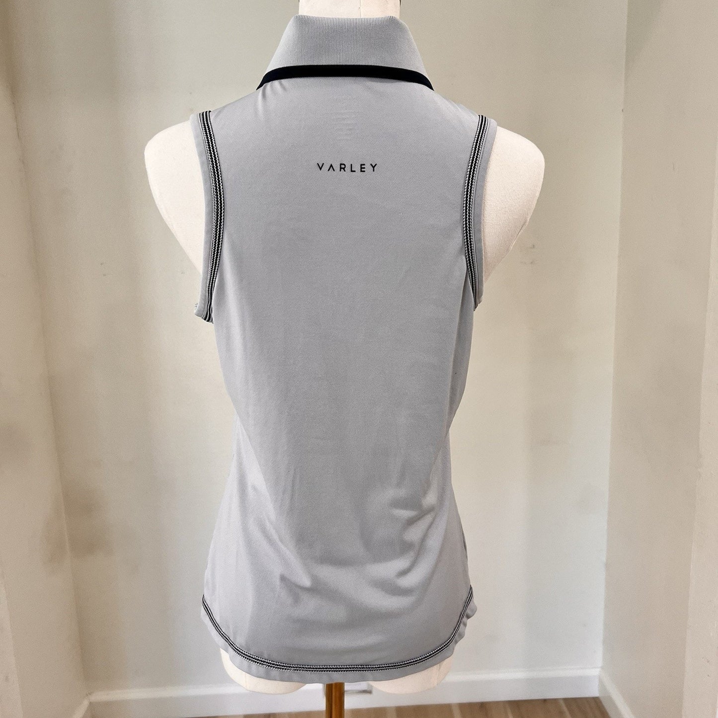 Varley XS Cammie Performance Tank Women’s Sleeveless 1/4 Zip Polo Golf Tennis