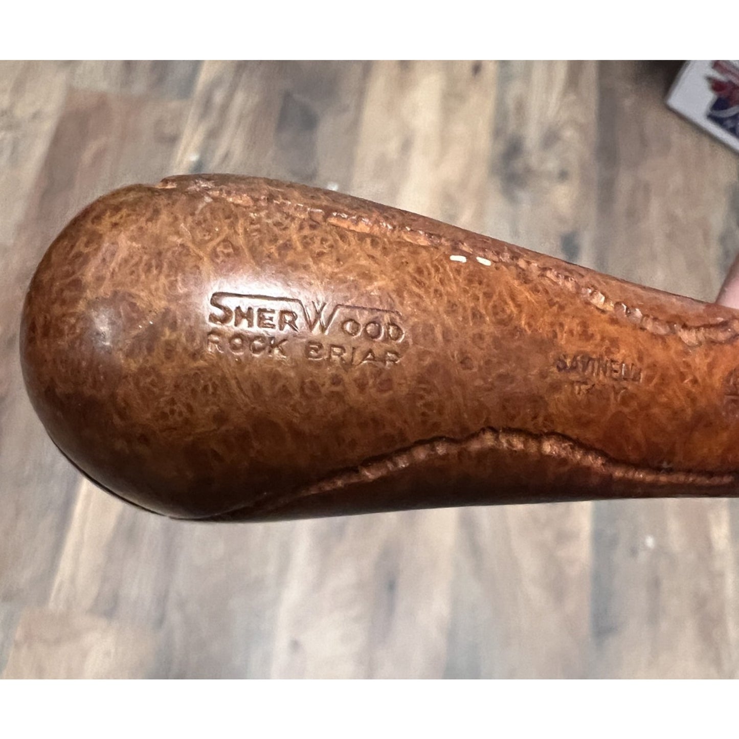 Savinelli Sherwood Rock Briar 413 KS Italian Briar Pipe, New Stem