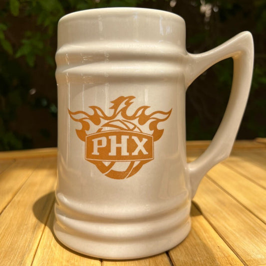 Phoenix Suns Native New Yorker Restaurant Collectible NBA Ceramic Beer Stein Mug