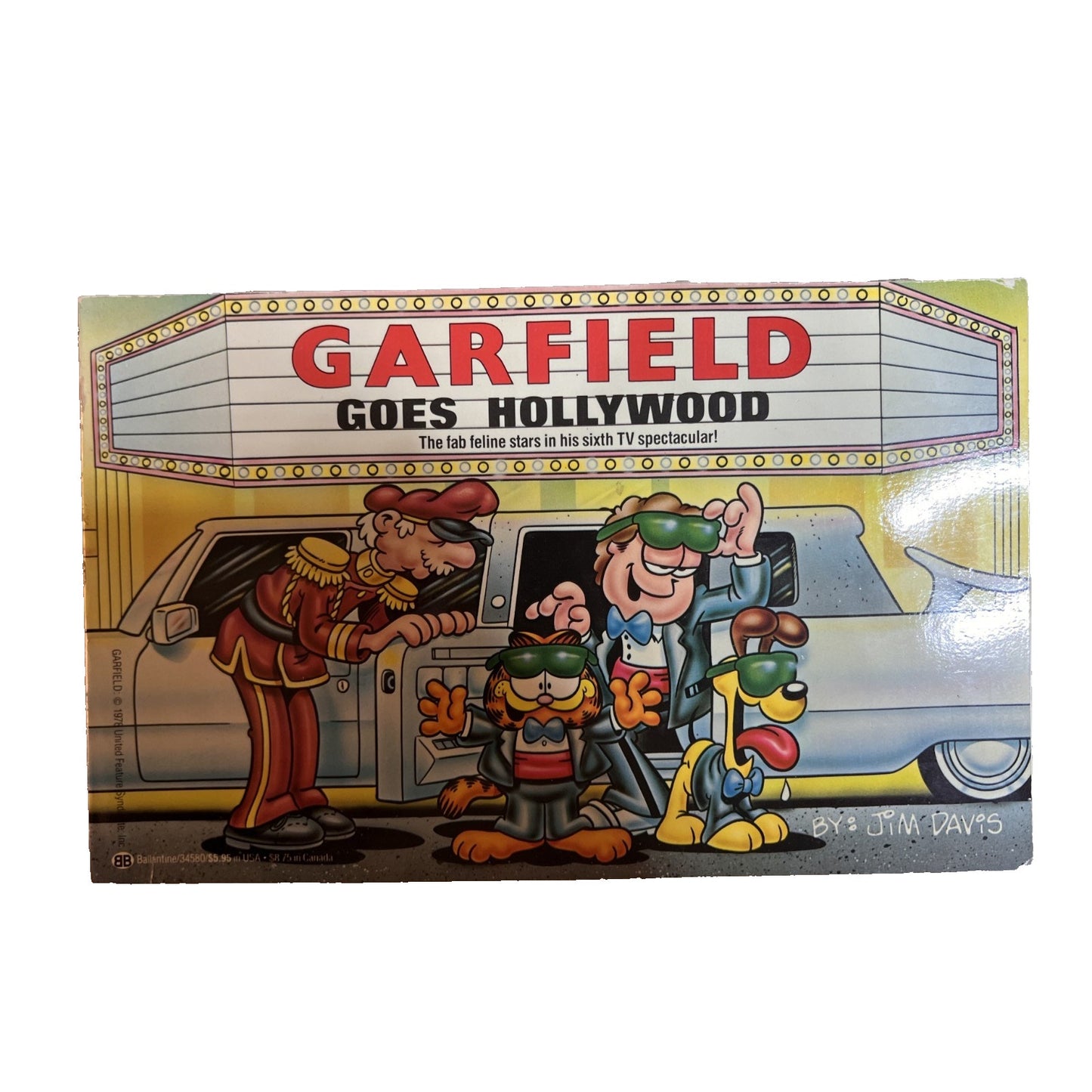 Vintage Garfield 80s Special Editions Book Lot of 6