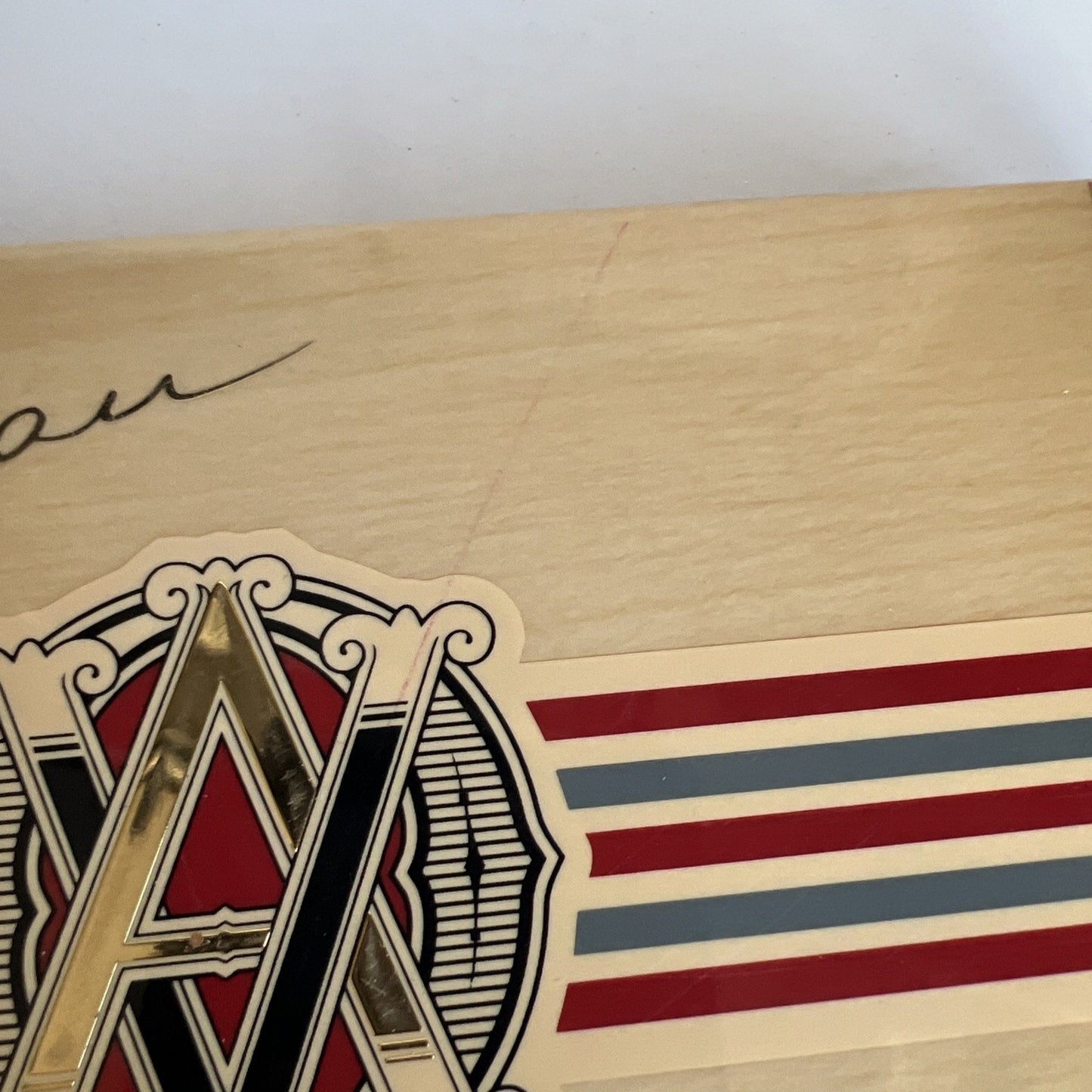 Avo Uvezian 30th Anniversary Signature Dominican Republic Wood Cigar Box