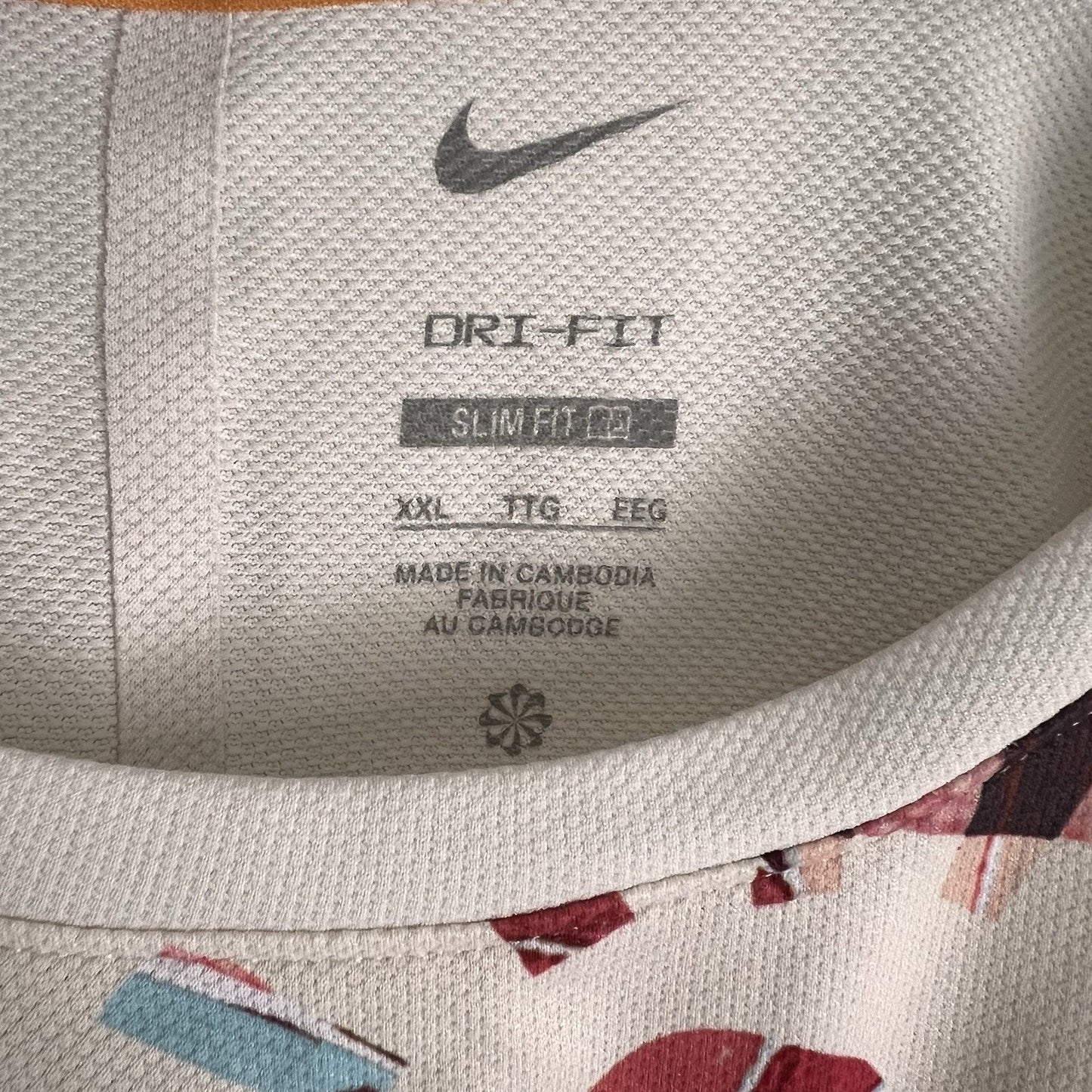 Nike XXL Court Dri-FIT Slam Tennis Top 2XL Men’s T-Shirt 2023 US Open DX5526-113