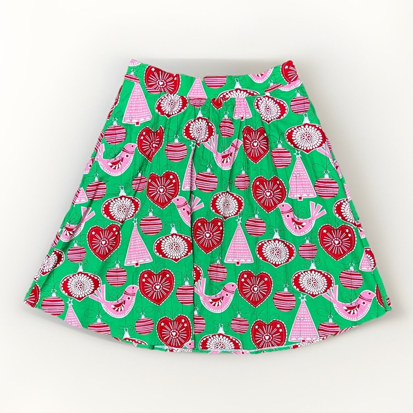 Retrolicious Skirt Mod Vintage Inspired MCM Kitsch Christmas 30” A-Line Holiday