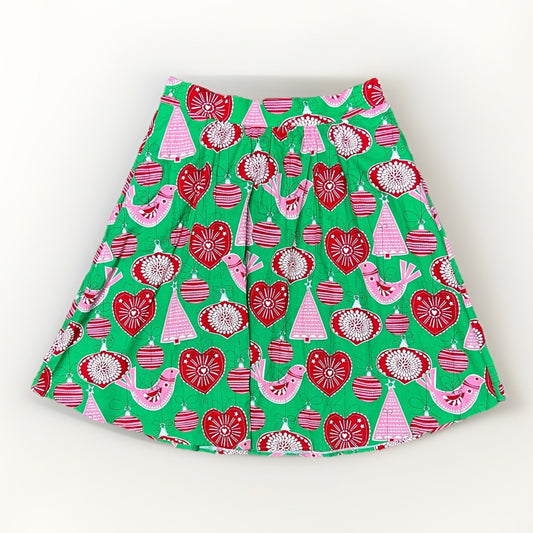 Retrolicious Skirt Mod Vintage Inspired MCM Kitsch Christmas 30” A-Line Holiday