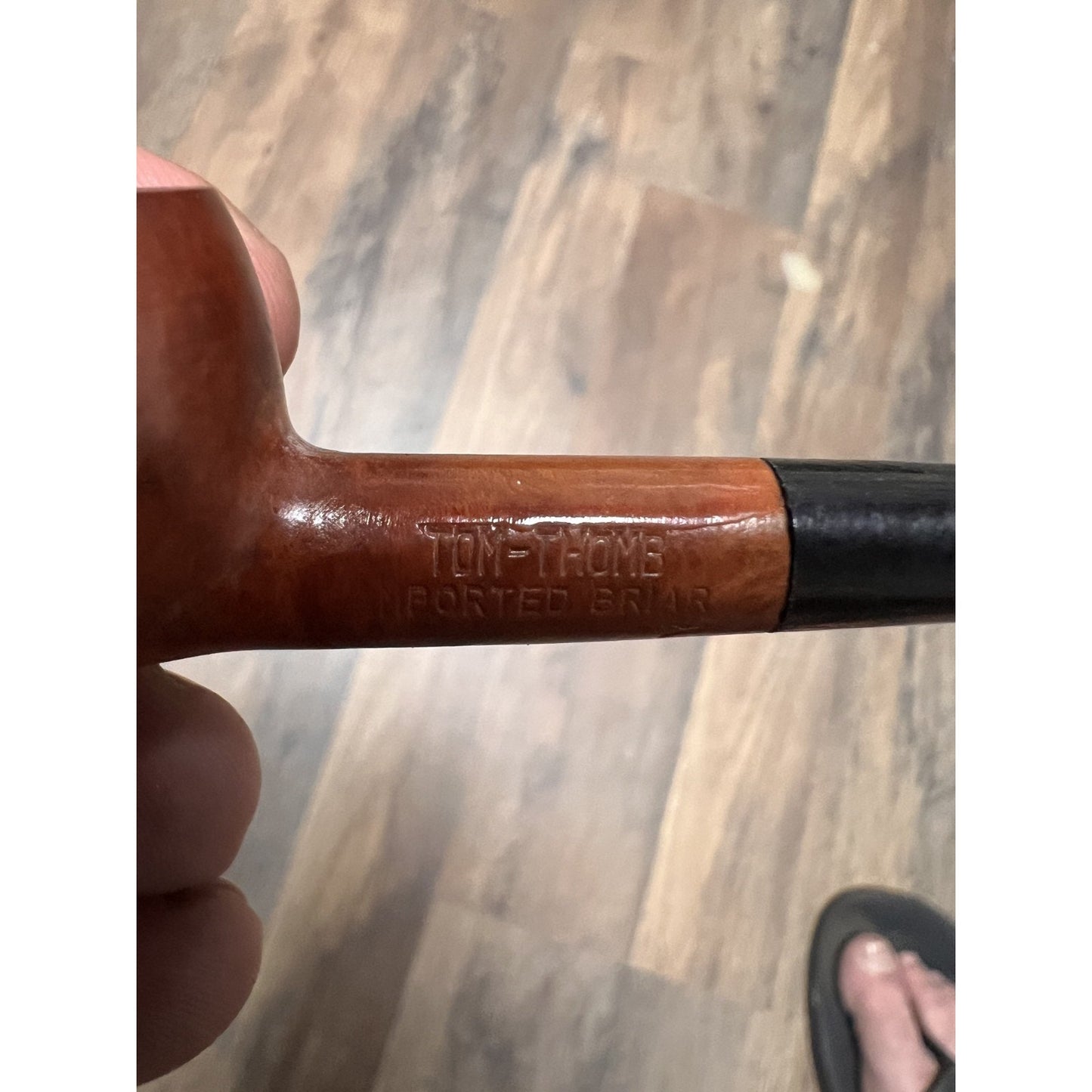 Vintage Tom Thumb Briar 5" Smoking Pipe from Italy