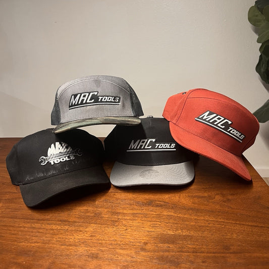 Lot Of 4 Mac Tools Logo Classic Dad Hats Trucker Adjustable Fitted Work Worn