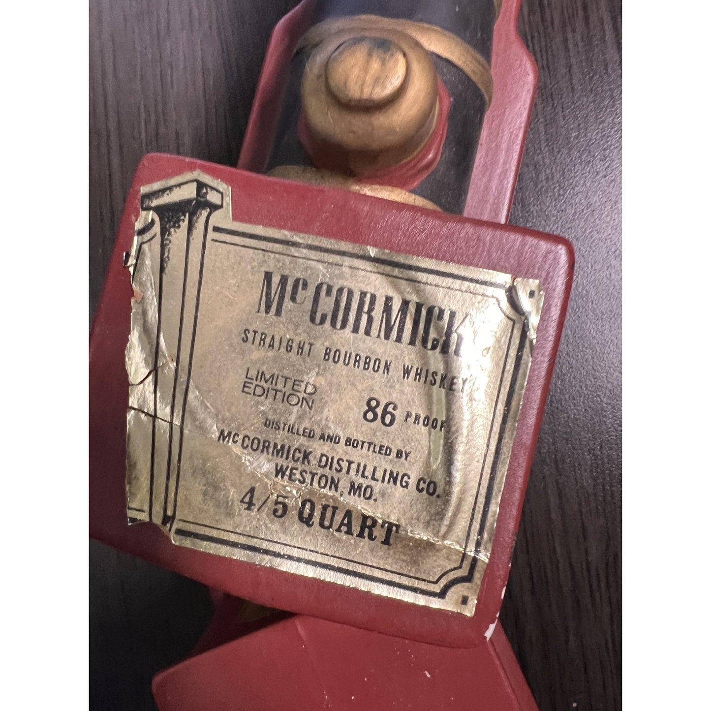 1969 McCormick Commemorative Jupiter Train Decanter Set Featuring McCoy Pottery