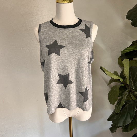 NWOT Ariat Women’s Sleeveless (M) Relaxed Fit Star Lightweight Grey Tank Top