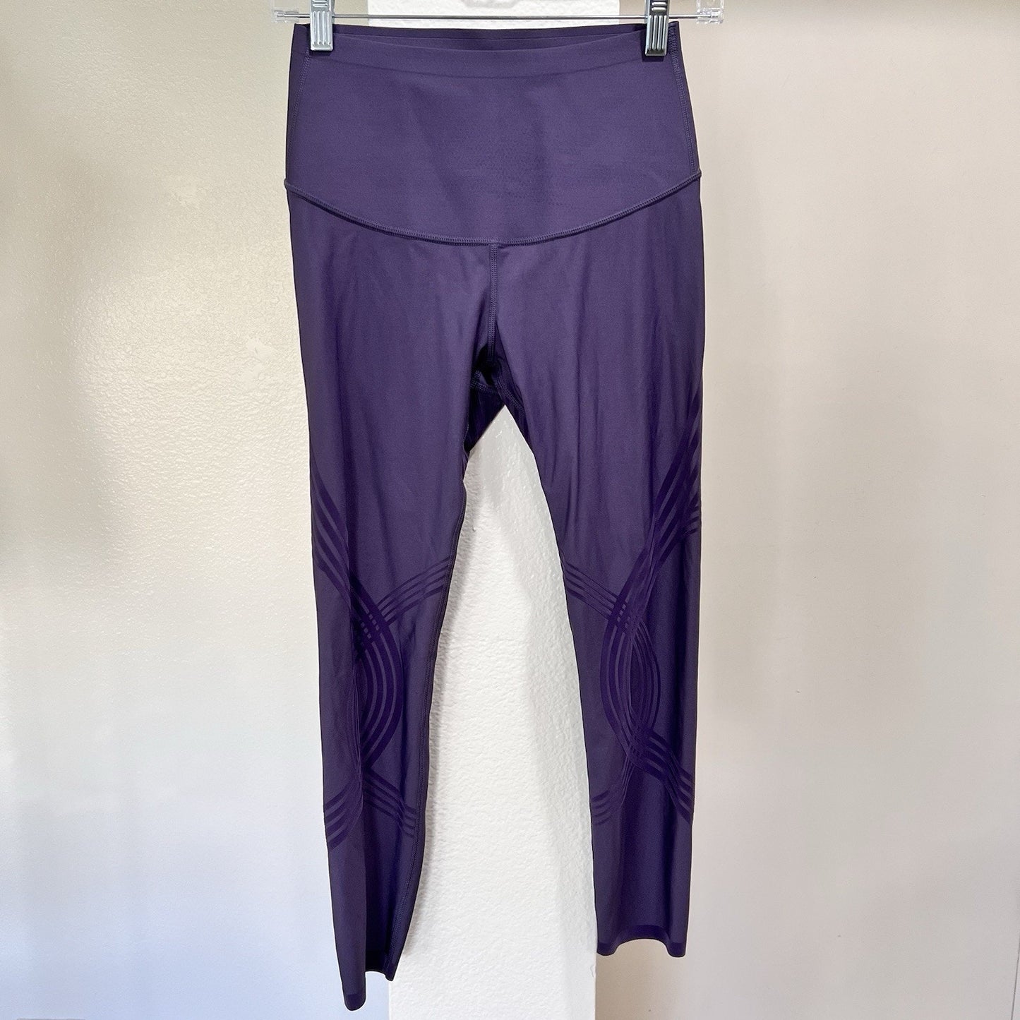 Fanka Body Sculpt 7/8 Legging XS Compression Lift Reversible High Waist Purple