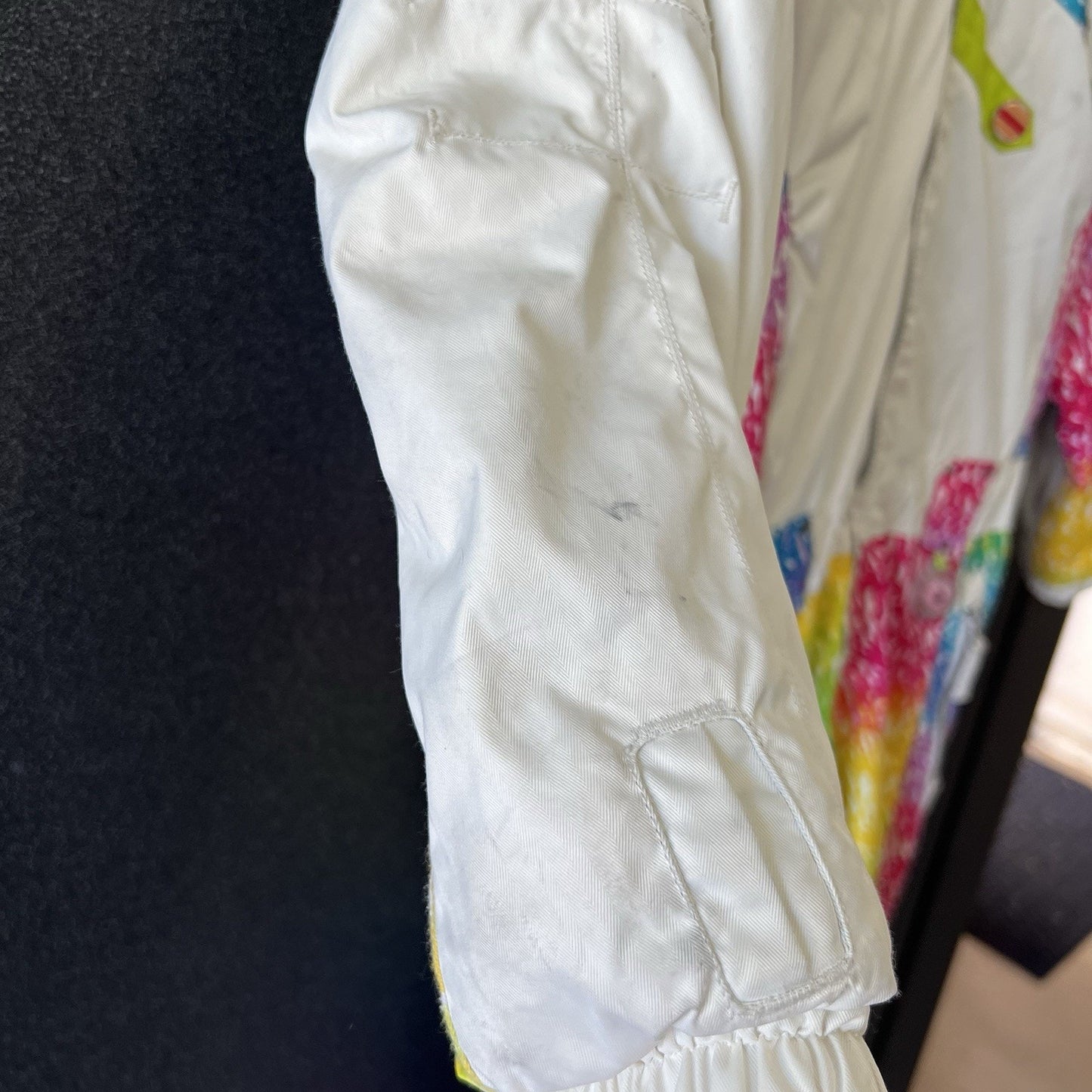 OBERMEYER Quinn Ski Snowsuit One Piece Girls (7) I-Grow Extended Retro Rainbow