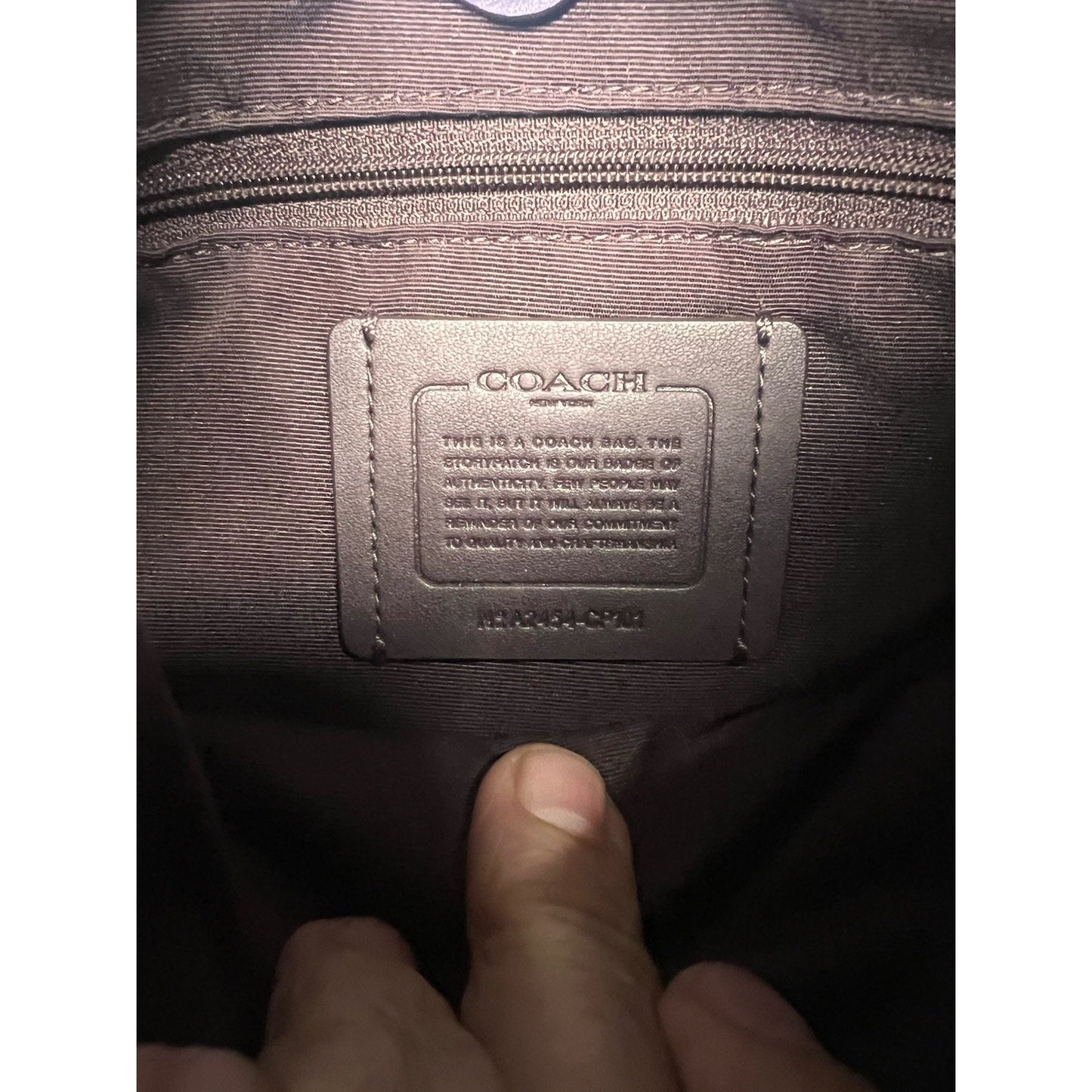 Coach Penelope Light Violet Shoulder Bag