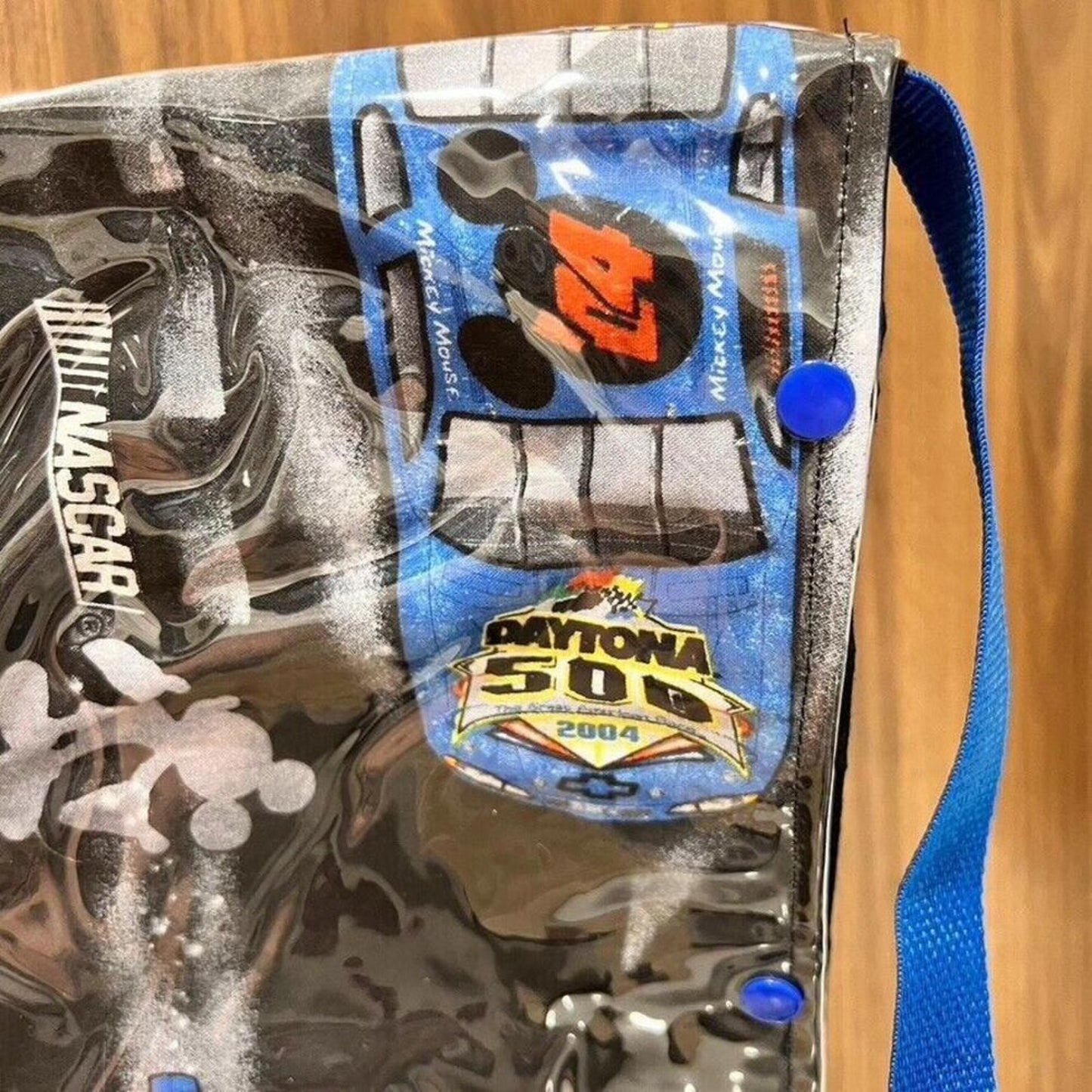 RARE Mickey Mouse 2004 Daytona 500 NASCAR Tote Bag Collectible Souvenir Disney