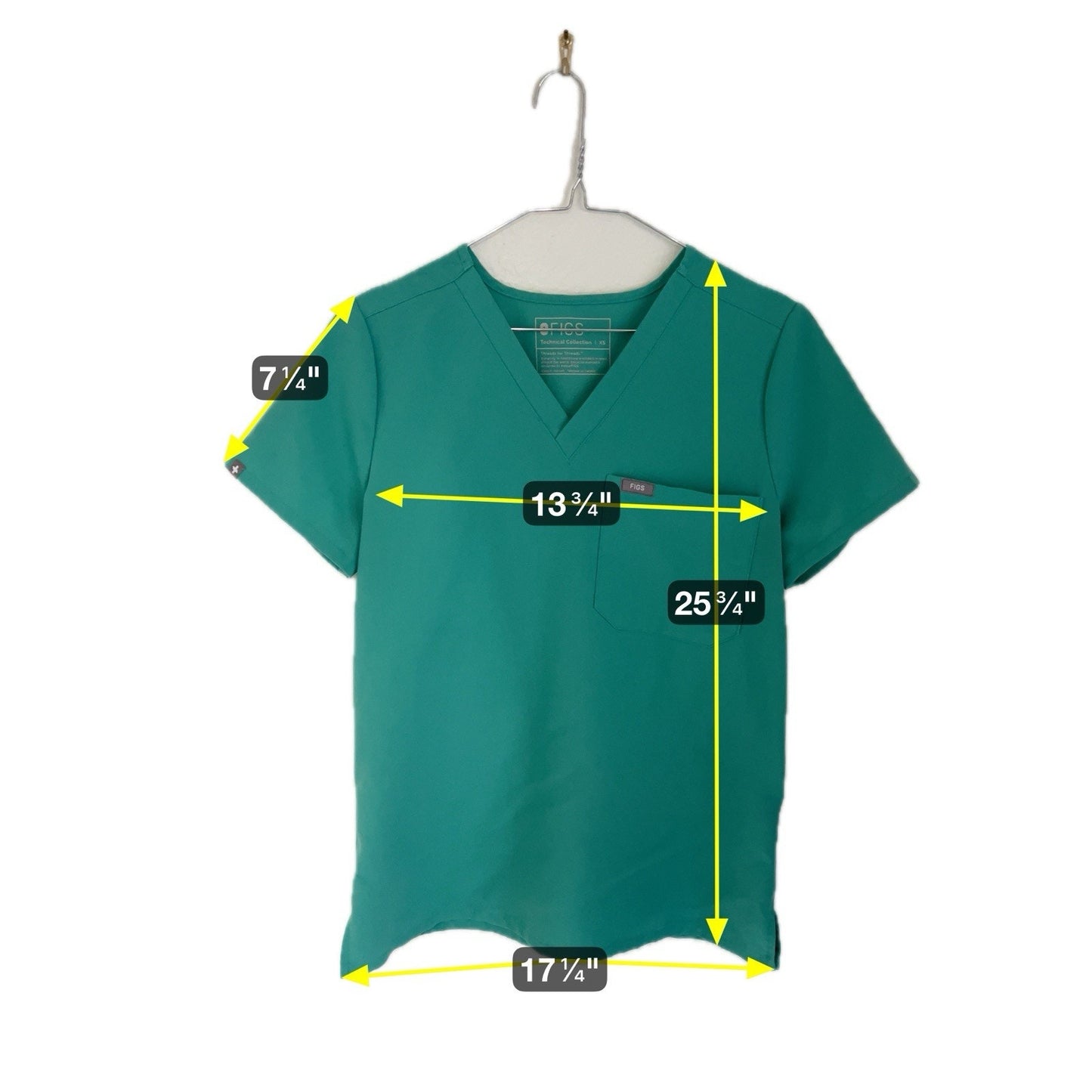 FIGS Catarina Women’s Scrub Top PO# 2822 Size XS Style# FW1000N