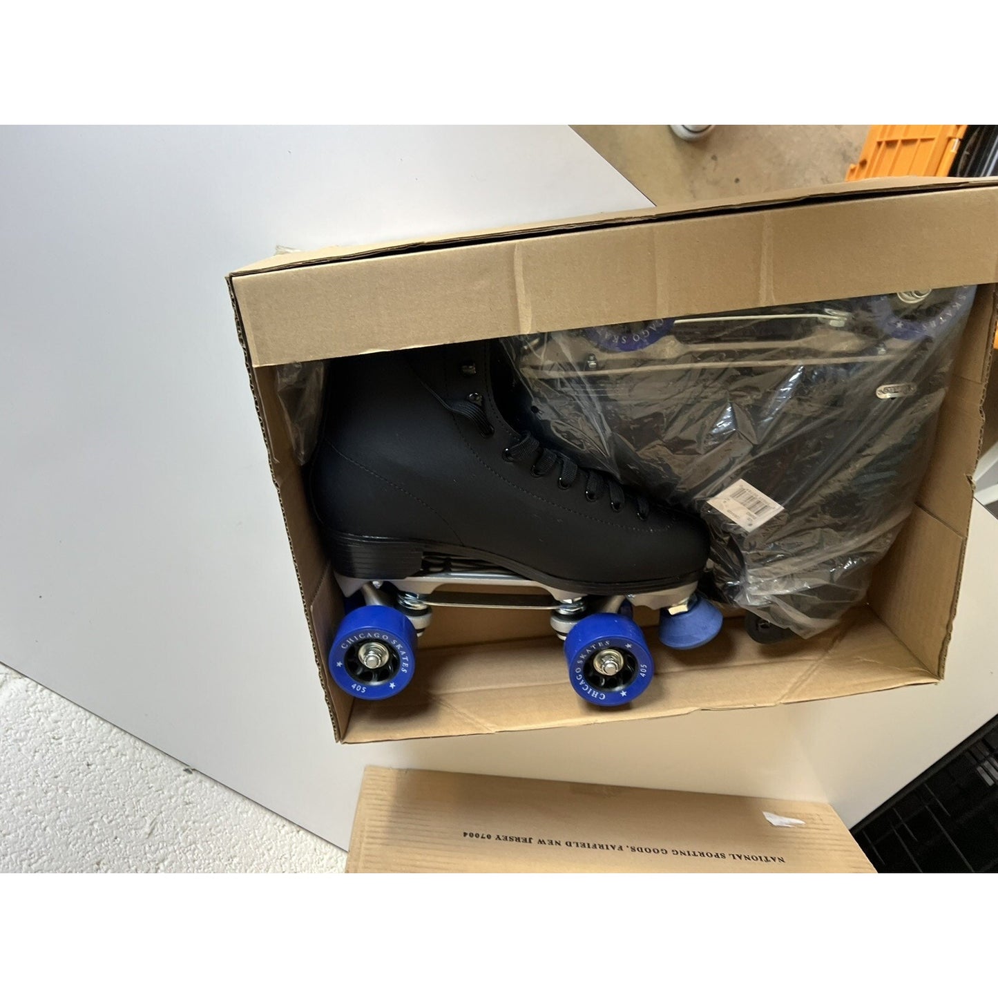 Chicago Mens Classic Rink Roller Skates Sz 9 Black Beginners Indoor Outdoor