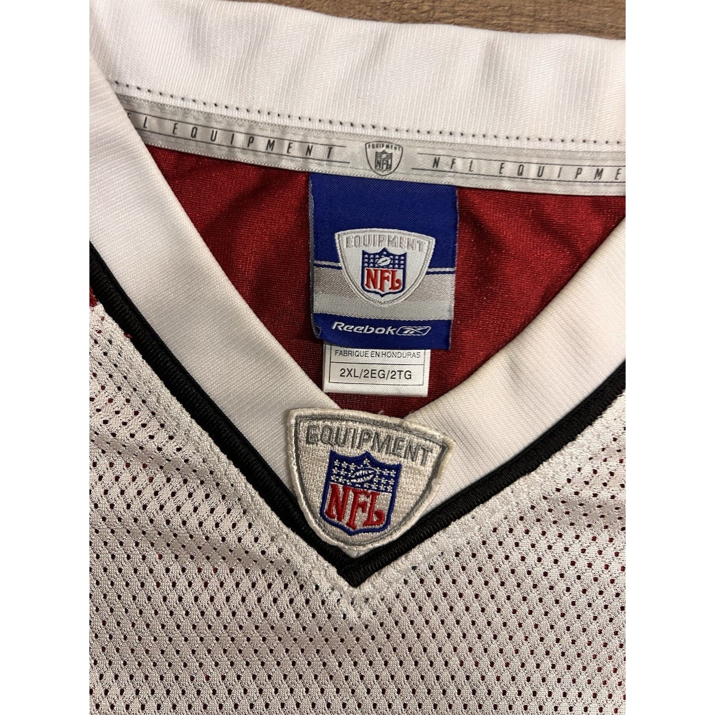 Vintage Reebok Arizona Cardinals Edgerrin James 32 Jersey White NFL Mens 2XL
