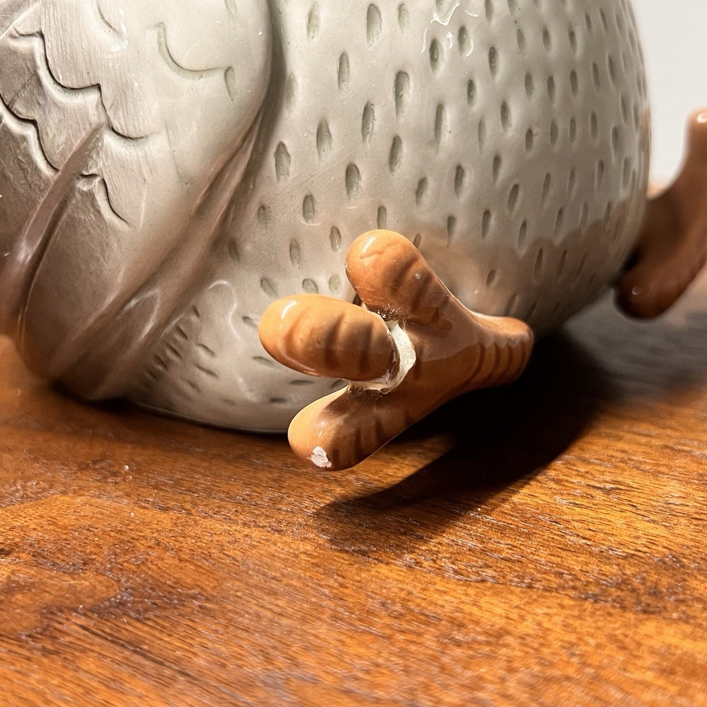 FITZ & FLOYD Owl Tea Pot *imperfect*