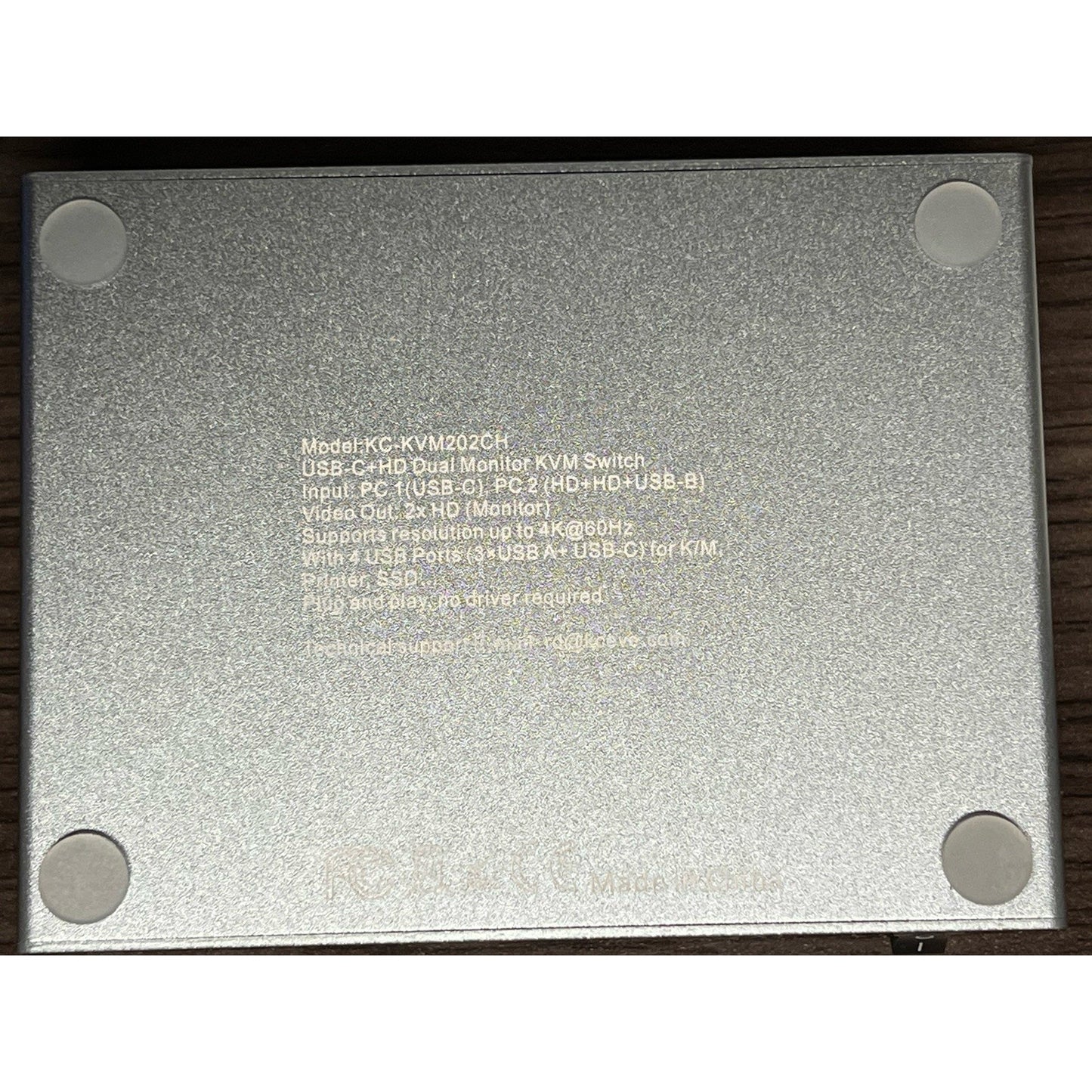 KCEVE 4K HDMI USB3.0 KVM Switch 4x1 Model KC-KVM401A *BRAND NEW*