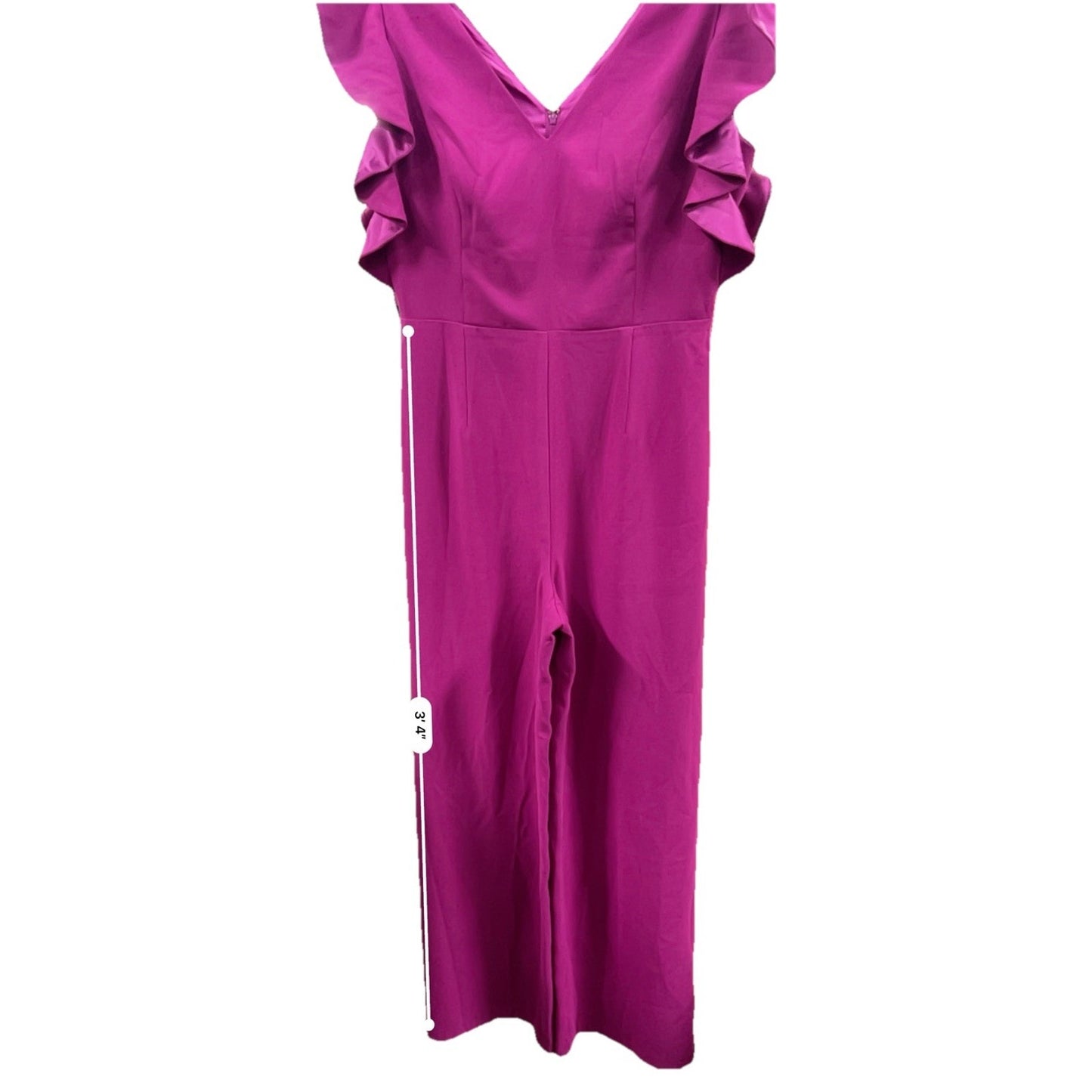 Lilly Pulitzer Kallie Ruffle Jumpsuit Bordeaux Berry Women’s Size 6