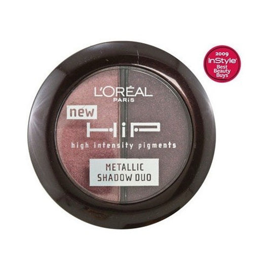 Loreal Paris HIP Metallic Eyeshadow Duo 106 Sculpted High Intensity Pigments
