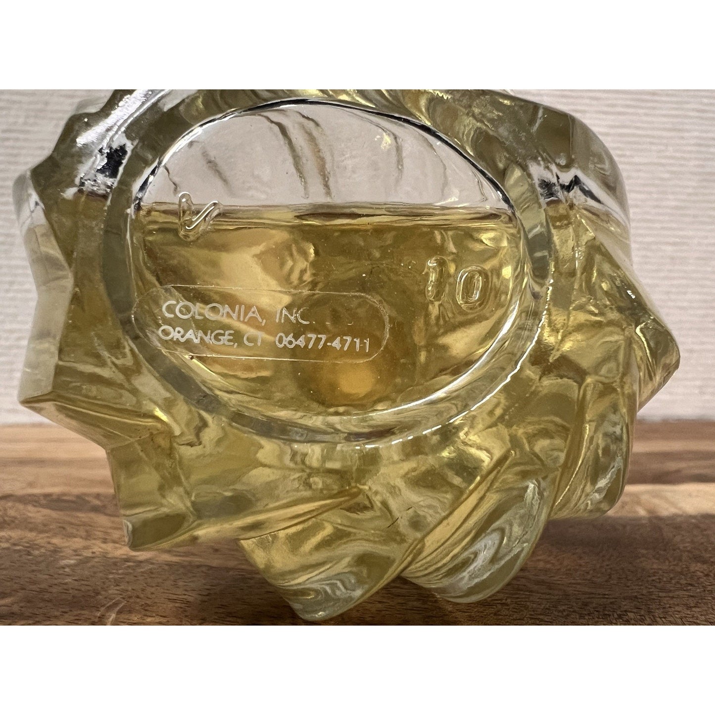 Vtg 4711 “Blau-Gold Doppelt” Eau De Cologne Glass Decanter Flacon 5fl oz
