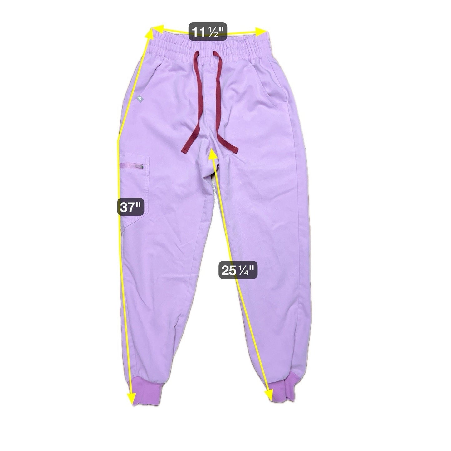 FIGS Zamora High Waisted Jogger Women’s Scrub Pant PO# 1916 Sz XS/P #W20SW2028P