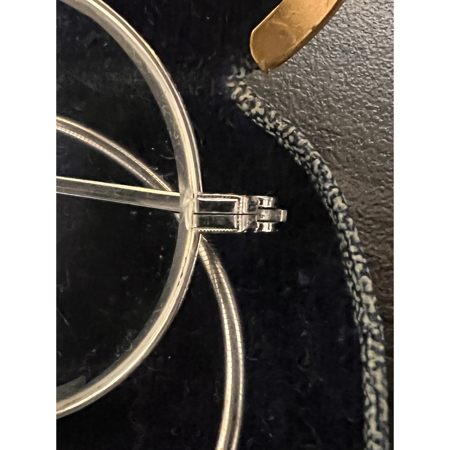 Vintage 19th Century Round Bifocals With Velvet Snap Case