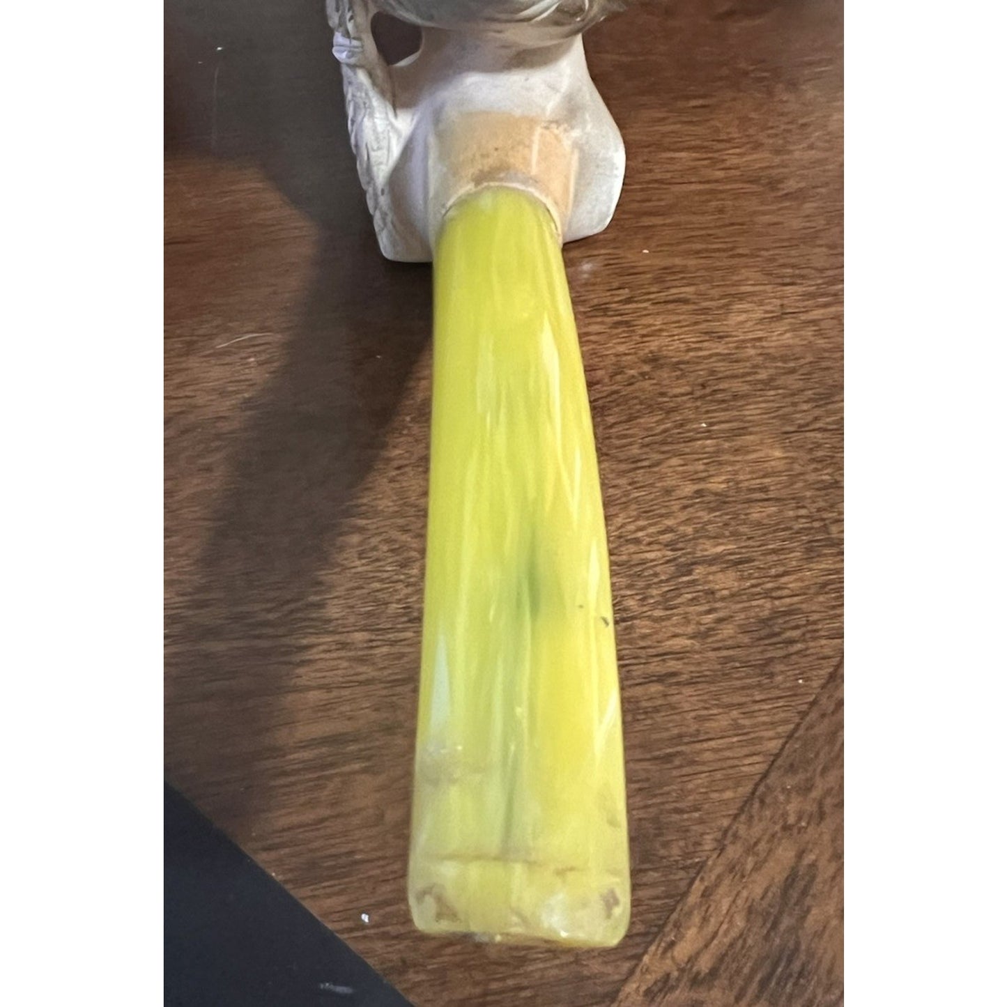 Vintage Hand Carved Sultan Bent Billiard Meerschaum Estate Tobacco Sitting Pipe