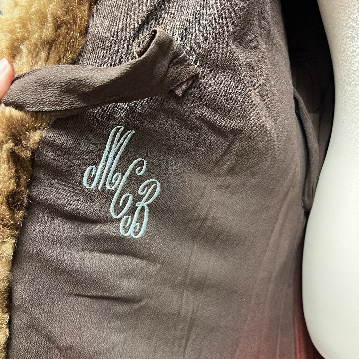 50s Gittelmans Sons Beaver Fur Coat Mob Wife Old Money Luxe Mobster Glam Brown