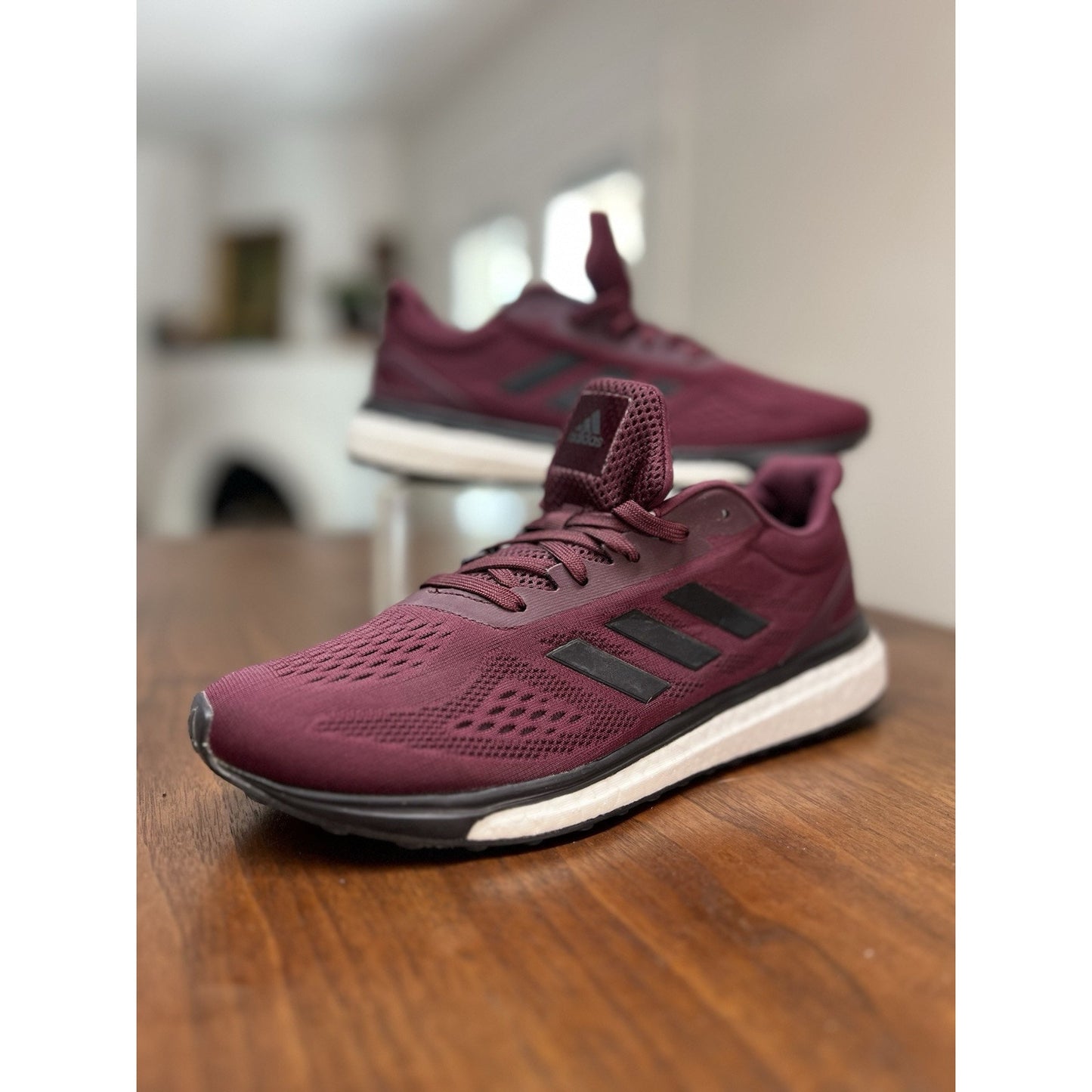 Adidas Response Boost LT Men’s Burgundy Running Shoes Size 8