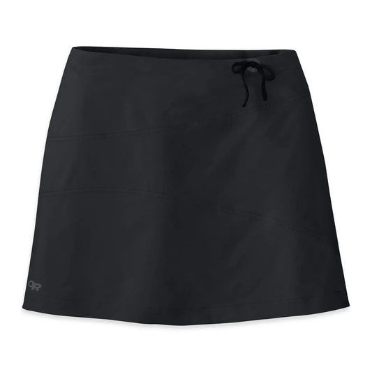 NWT Outdoor Research Sz 6 Black Expressa Skort 50+ UPF Hiking Drawstring Tennis
