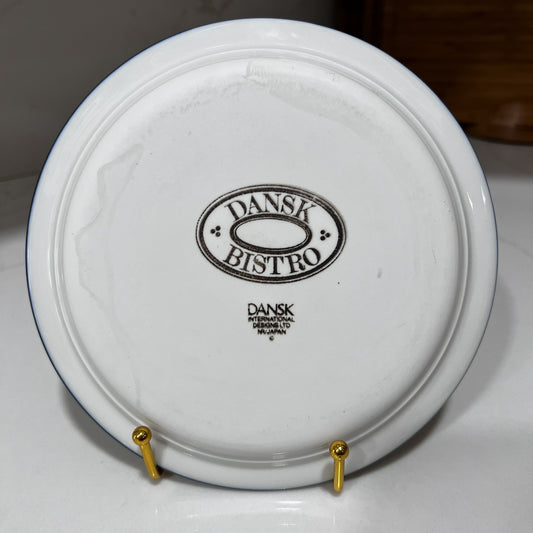 RARE *Japan* Dansk Bistro Christianshavn Blue Bread & Butter Plate Scandinavian