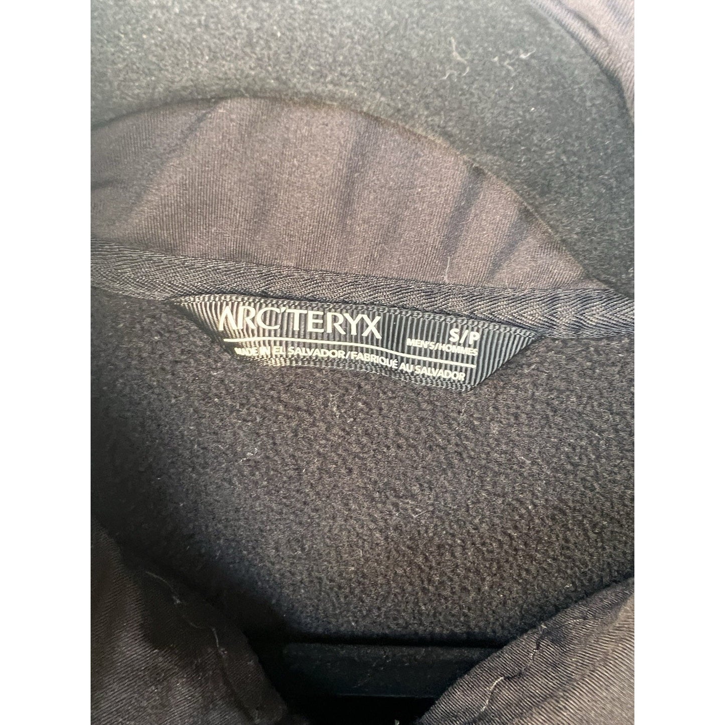 Arc’teryx Kyanite AR (S) Men’s Full Zip Black Fleece Jacket