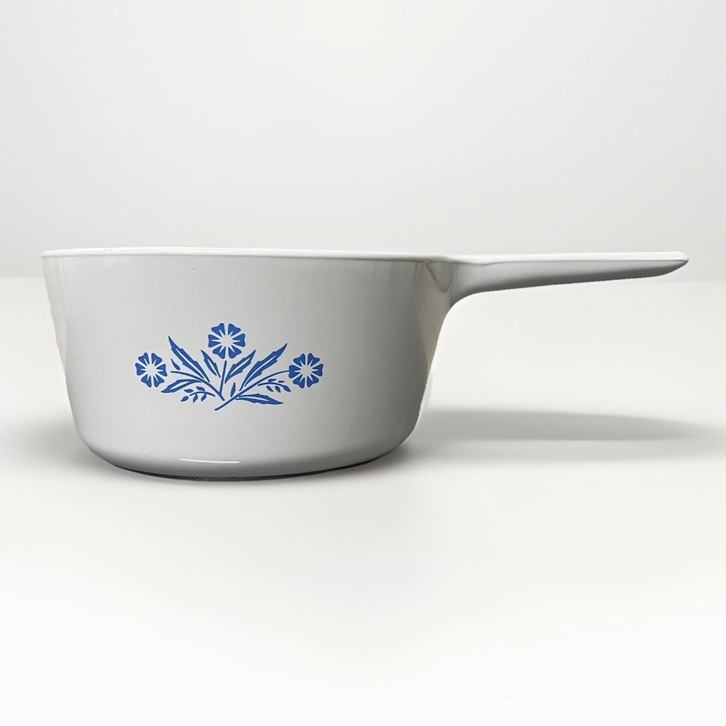 Corning Ware Blue Cornflower Range Topper 2.5 Qt Pot Aluminum Bottom N-2 1/2-B