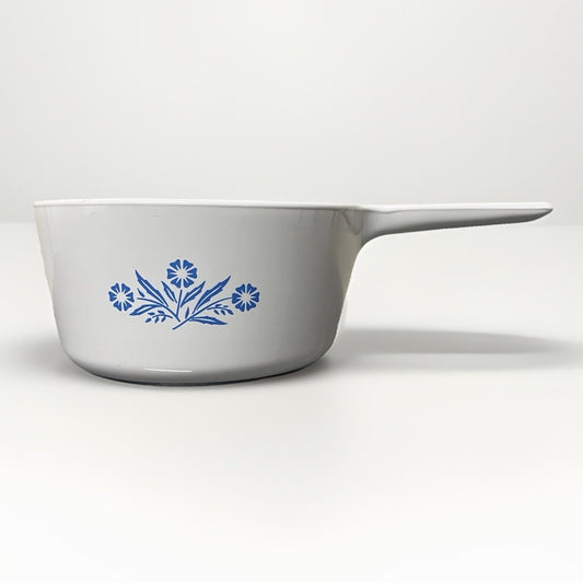 Corning Ware Blue Cornflower Range Topper 2.5 Qt Pot Aluminum Bottom N-2 1/2-B