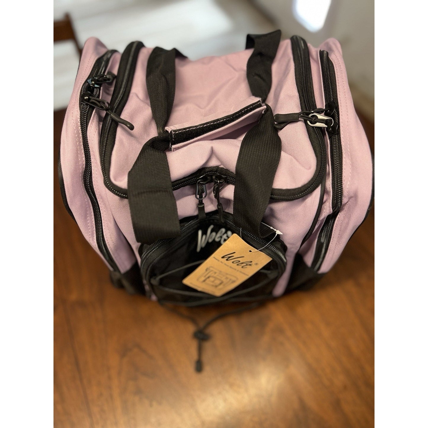NWT WOLT Iight Pink 4 Pocket Single Ball Bowling Bag