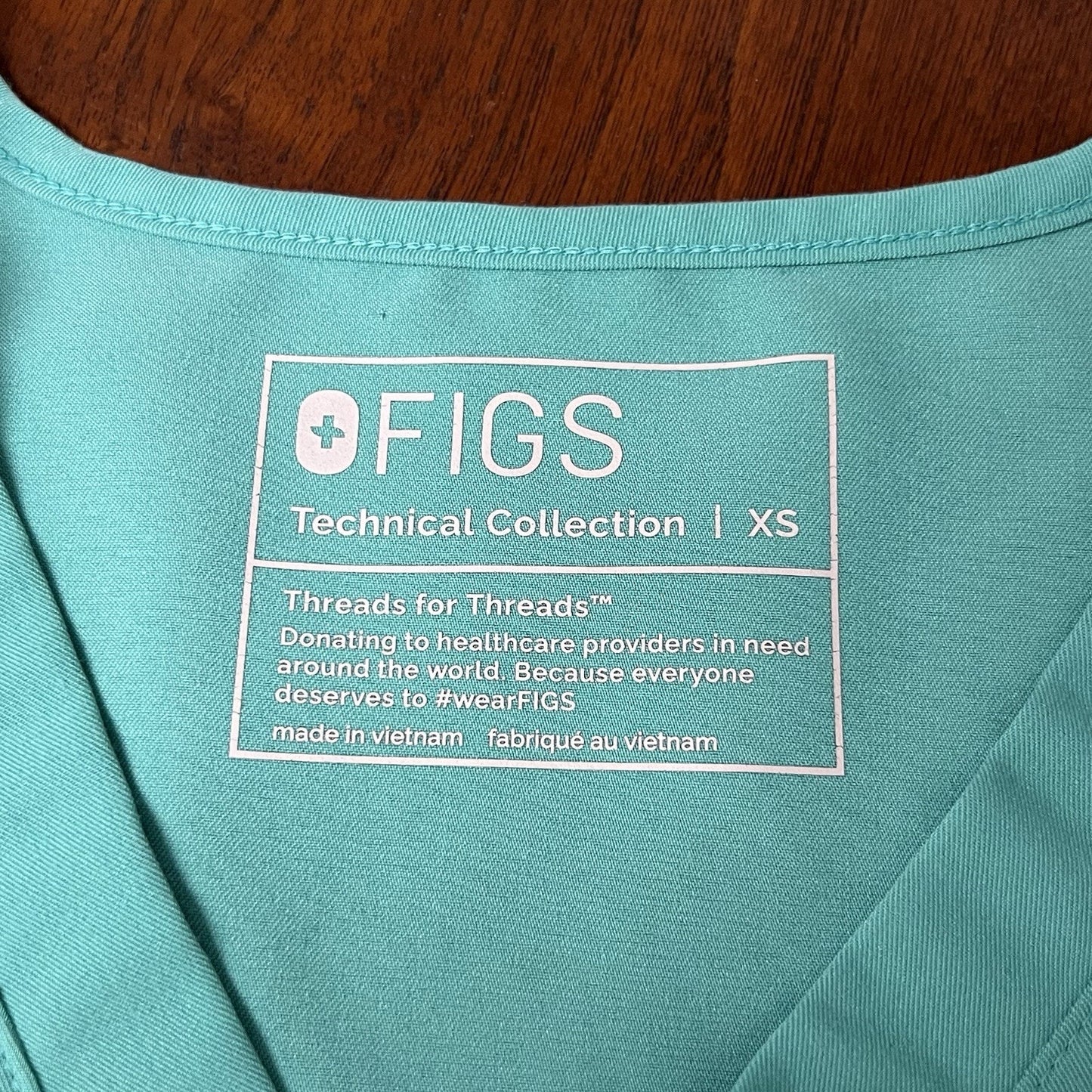 FIGS Catarina Women’s Scrub Top PO# 2822 Size XS Style# FW1000N