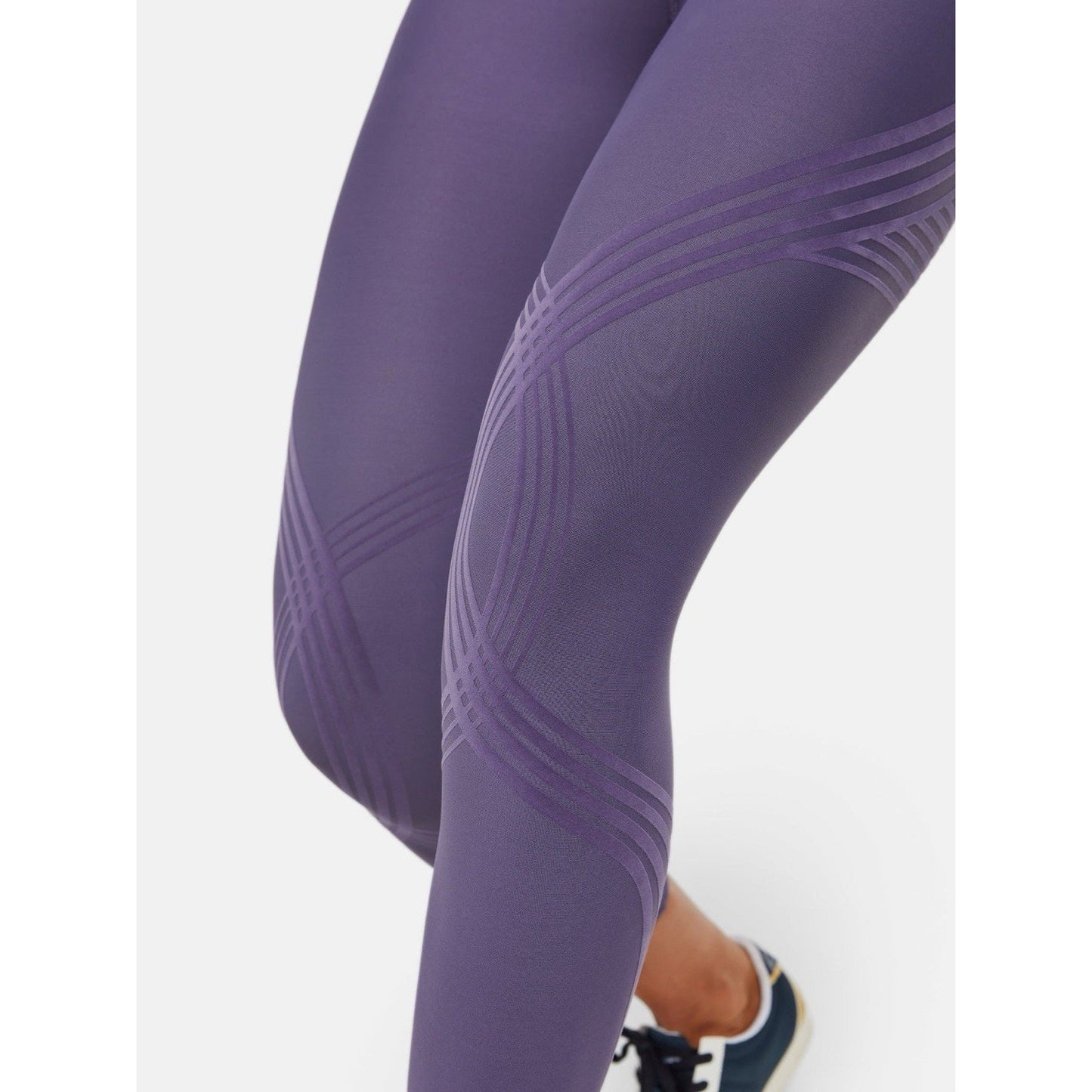 Fanka Body Sculpt 7/8 Legging XS Compression Lift Reversible High Waist Purple